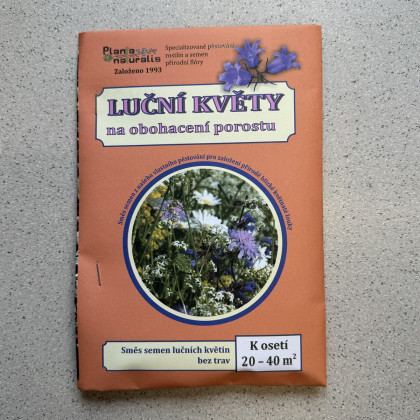 Lúčne kvety pre obohatenie porastu – Planta Naturalis – lúčna zmes – 40 g