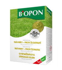 Hnojivo na trávnik proti žltnutiu - BoPon - predaj hnojív - 1 kg