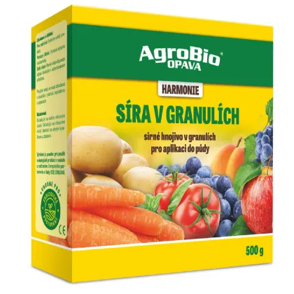 HARMÓNIA Síra v granuliach - AgroBio - predaj hnojív - 500 g