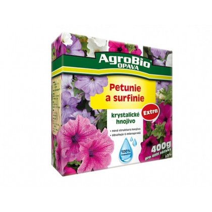 Kryštalické hnojivo pre petúnie a surfínie - Agro - 400 gr