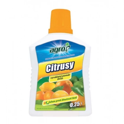 Kvapalné hnojivo pre citrusy s obsahom železa - 250 ml
