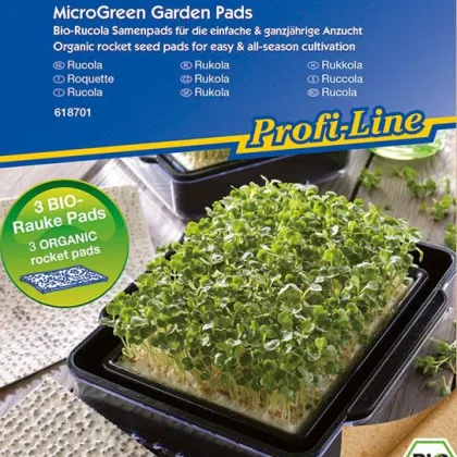 Microgreens - Mikrozelenina - Náhradné Pláty Bio Rukoly - 3 Ks