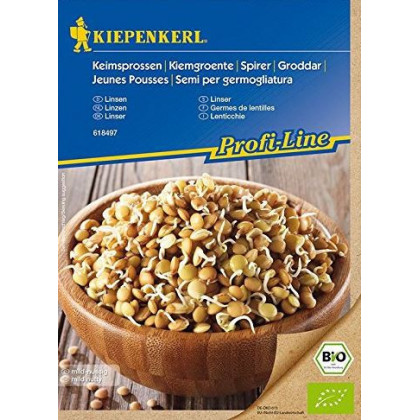 BIO Šošovka - Kiepenkerl - predaj bio semien na klíčenie - 60 g