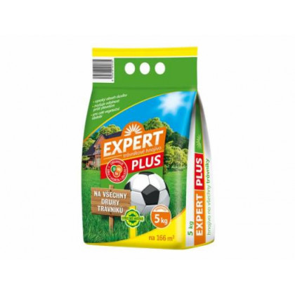 Trávnikové hnojivo granulované - Expert - hnojivo na trávniky - 5 kg