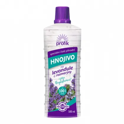 Hnojivo na levandule a rozmaríny - tekuté hnojivo - Profík - hnojivá - 500 ml