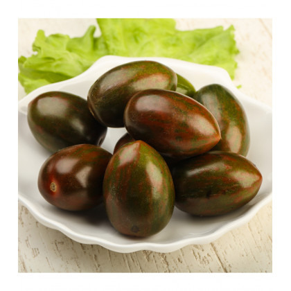 Bio Paradajka Čierna slivka - Solanum lycopersicum - predaj bio semien - 7 ks
