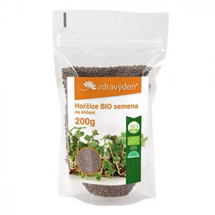 BIO Horčica - predaj bio semien na klíčenie - 200 g