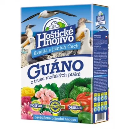 Hoštické guáno - granulované BIO hnojivo - 1 kg