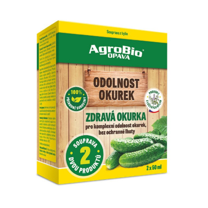 AgroBio Zdravá uhorka - 2x50 ml - pomocný rastlinný prípravok