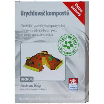 Bacti UK - Baktérie do kompostu - predaj stimulátorov - 100 g